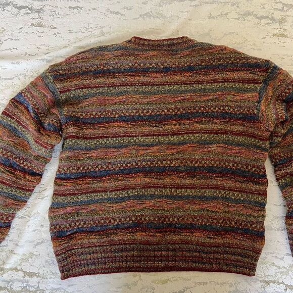 Botto Made in Italy 3D grandpa sweater 80s 90s vintage - Picture 8 of 12